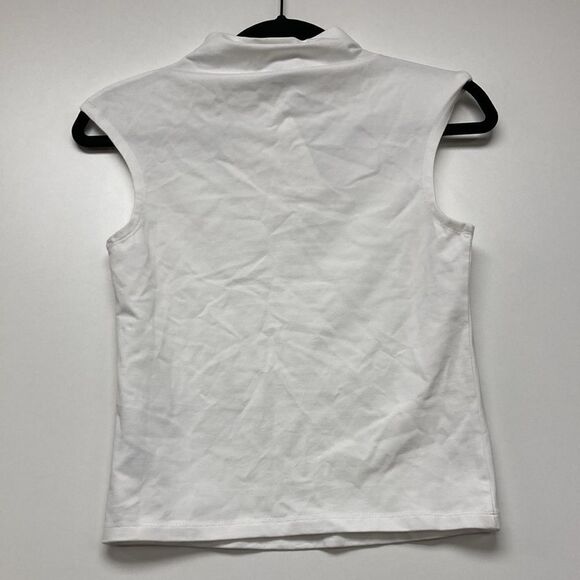 J.Crew Fitted mockneck tank top in stretch cotton blend - Picture 7 of 7